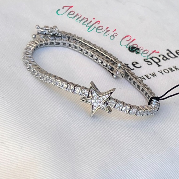 Kate Spade Cz You’re A Star Tennis Bracelet NWT - Picture 7 of 8